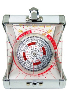 合自动罗盘亚克力水晶罗盘义随身