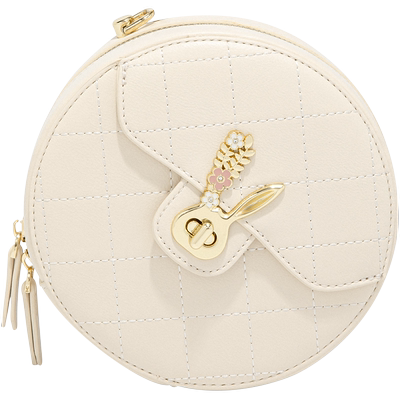 稻草人女包2025新款时尚女士包包斜挎包百搭可爱链条小圆包送女生