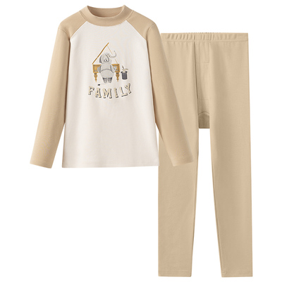 英博伦男童秋冬纯棉内衣套装