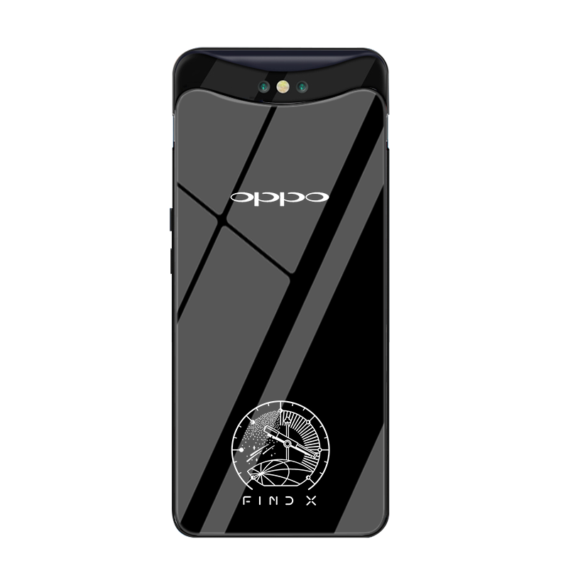 OPPO Find X玻璃手机壳全包升降保护套防摔个性创意兰博基尼定制