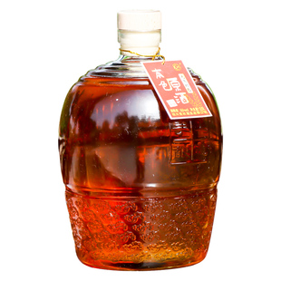绍兴产黄酒本色原酒18年陈酿无焦糖色半干型花雕酒冬酿瓶装坛装