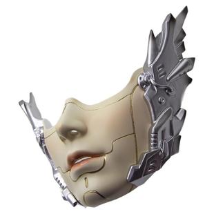 福利版下半脸面具赛博朋克机械男中式国风舞会舞蹈演出道具假面罩