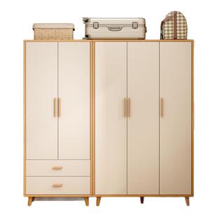 衣柜家用卧室2026新款爆款成品实木脚简易衣橱小户型收纳储物柜子