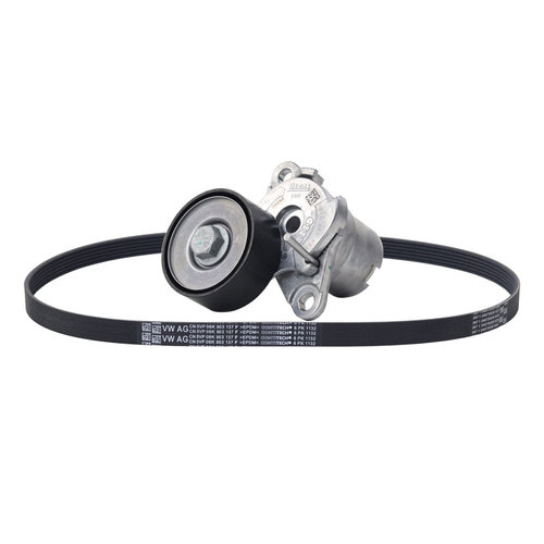 适用奥迪a4l b8 a5 q5 q3 a6l 发电机皮带张紧器轮原装正品专用