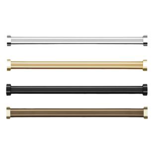 固特衣柜挂衣杆定制衣杆法兰座衣橱内横杆加厚晾衣杆铝合金橱柜杆