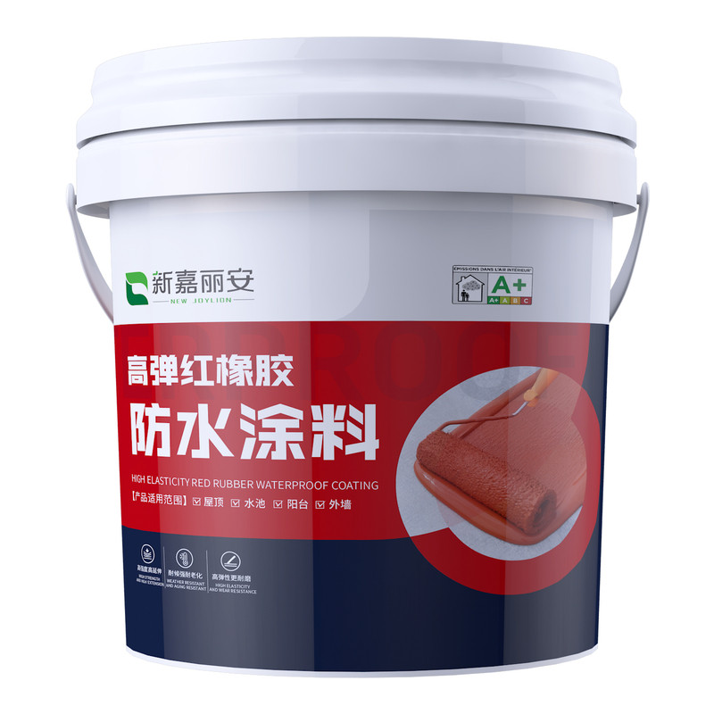 楼顶翻新屋面防水瓦房补漏材料外墙屋顶专用高弹材质红橡胶补漏胶