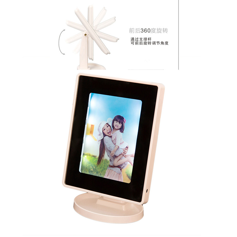 定制魔镜相框摆台diy生日礼物化妆镜子带灯学生女生七夕节日礼品