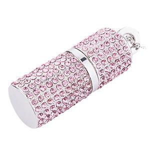 3.0高速U盘256G128g64g高颜值水晶圆柱u盘项链手机优盘大容量刻字