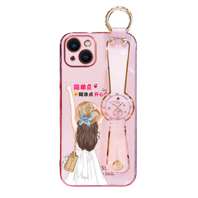 苹果12手机壳新款斜跨挂绳腕带