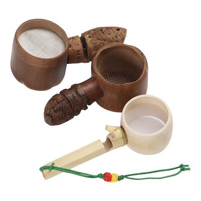 紫泉涧竹根茶漏批发茶道茶滤中式