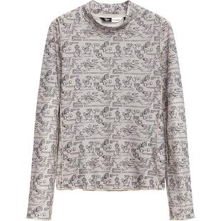 播商场同款唐老鸭系列2024新款修身长袖T恤内搭上衣BDR1YD0220