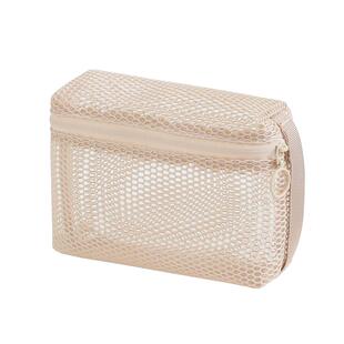 天纵旅行小收纳包便携化妆包零钱包洗漱杂物收纳包网纱证件收纳袋