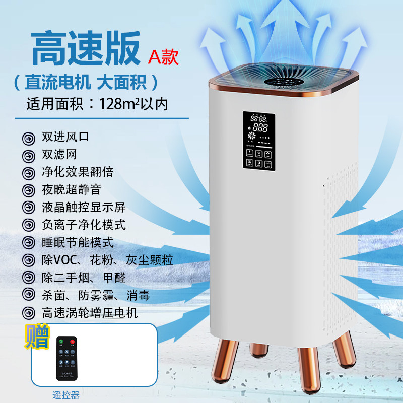 Air Purifier for Home Use, Removes Formaldehyde, Second-Hand Smoke, Odors, Indoor Cat Hair, Negative Ion Purifier