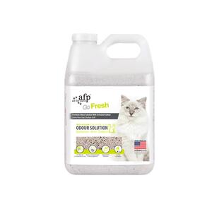 【自营】AFP进口强效除味活性炭膨润土猫砂桶装无香味大容量9.5kg