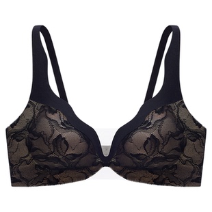 【深V强聚拢】伊维斯强聚拢蕾丝内衣女小胸显大文胸无钢圈2025秋