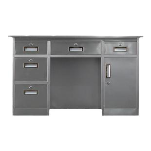 不锈钢办公电脑桌转角净化车间实验室医疗收银工作台带多个抽屉