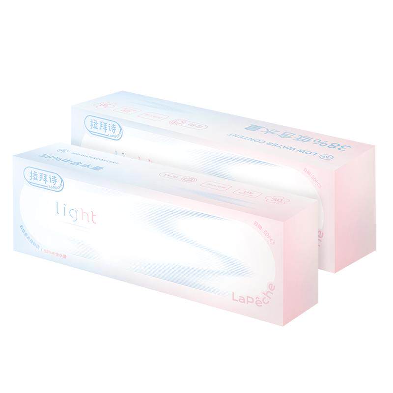 【直播专属】Lapeche拉拜诗light系列双子片日抛隐形眼镜30片*6