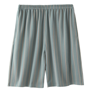 男士睡裤夏季单条短裤莫代尔五分大码宽松休闲透气冰丝凉感家居裤
