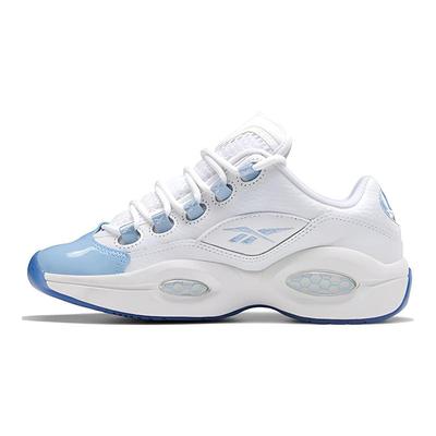 Reebok Question Low-Grade 低帮 篮球鞋 蓝白 青少年