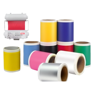 MAG适用MAX CPM-100HG3C/G5C/PVC/PET标签机贴纸S112N2/115N2/113N2 S110N标签纸碳带色带CPM-100HS3 PM-100A