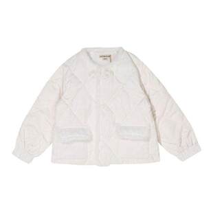 IVY HOUSE常春藤儿童装女童冬季新款 香风轻薄羽绒服外套亲子短款