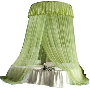 免安装吊顶圆顶公主风加大加密蚊帐家用卧室1.8米床2025高级吸顶