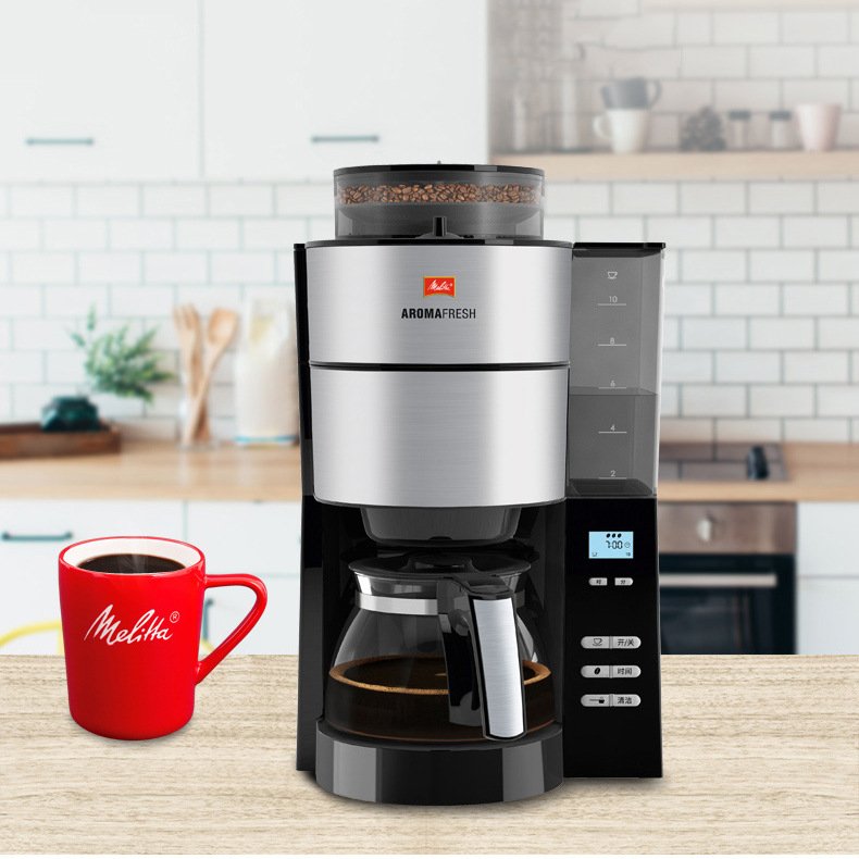 Melitta/美乐家 367603全自动美式家用咖啡机 现磨豆煮商用一体机
