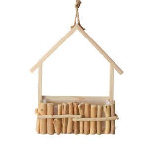 墙上家居装饰创意壁挂原木花瓶壁饰客厅卧室墙面挂墙绿萝花盆花器