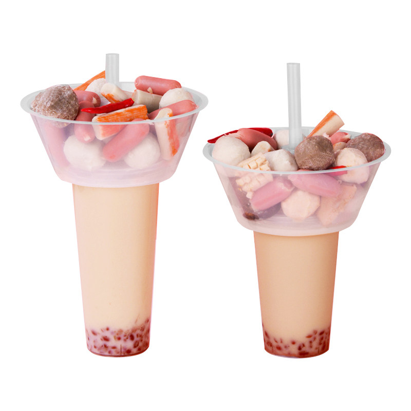 行走一次性网红小吃单人冒菜杯子