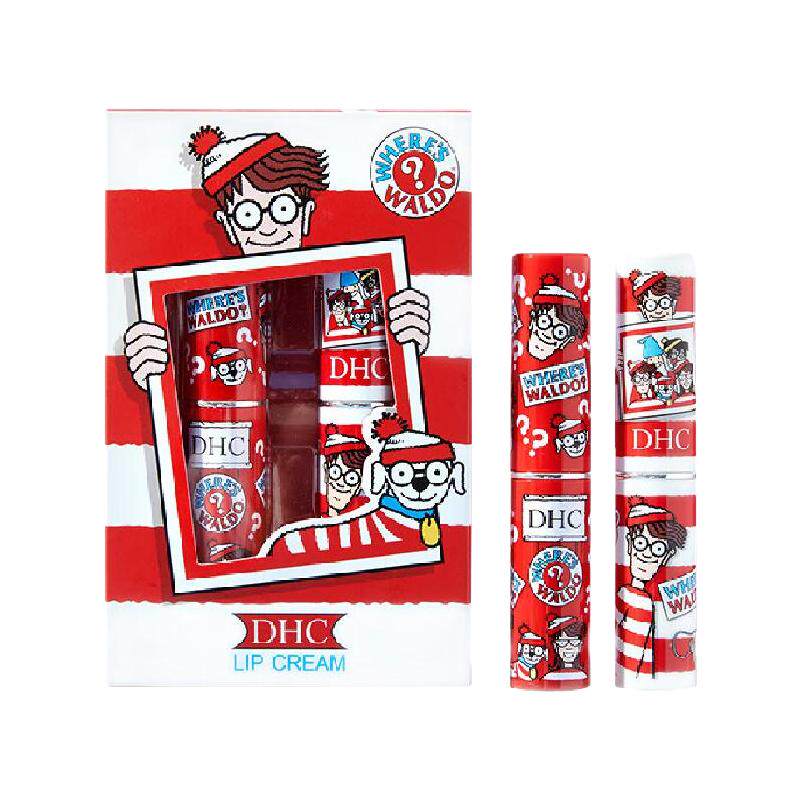 DHC橄榄护唇膏威利联名唇膏限定版1.5g*2保湿补水Wally