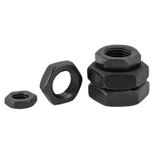 12.9级薄螺母六角扁螺帽GB6172螺丝母M8M10M12M14M16M18M20M24M30