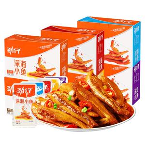 劲仔小鱼仔麻辣香辣小鱼干即食毛毛鱼小包装湖南特产休闲零食小吃
