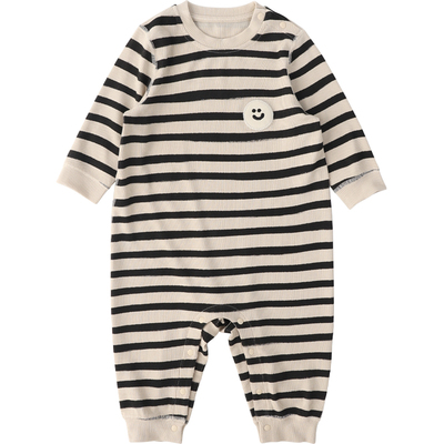 婴儿衣服高弹力宝宝连体衣春秋季