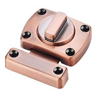 免打孔旋转插销门栓门锁玻璃门窗户公共卫生间隔断门厕所门插销锁