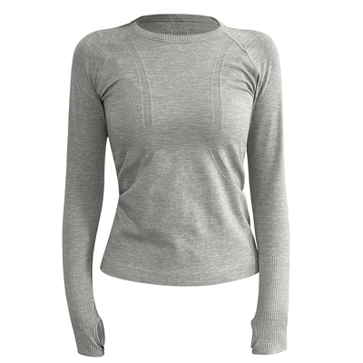 蓝小可修身显瘦瑜伽T恤健身上衣