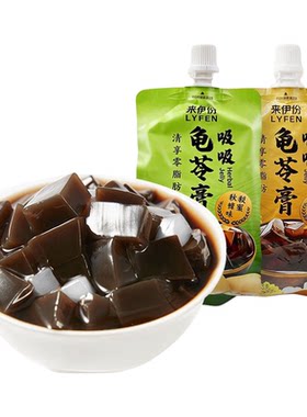 来伊份吸吸龟苓膏500g烧仙草果冻