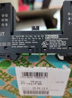 议价菲尼克斯2856126浪涌保护器-基座PT 1X2F-BE防雷底座原装正品
