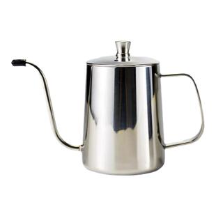 304不锈钢挂耳咖啡手冲壶细嘴大号600ML鹅颈烧水壶垂直均匀出水