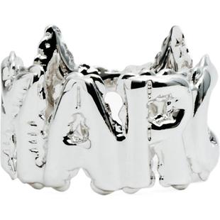 【新年特惠】MARC JACOBS/莫杰  MJ 金属感泡泡膨胀字母戒指配饰