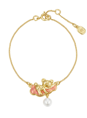 【森吾】美梦小熊滴釉手链女新款