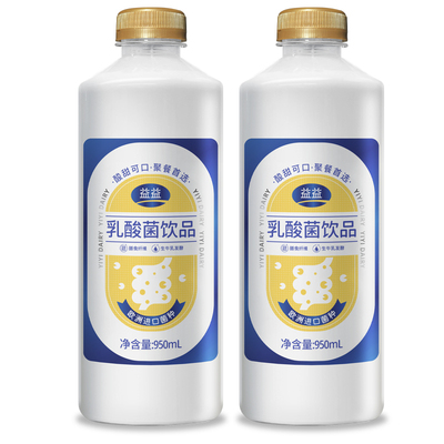益益乳业乳酸菌饮品950ml