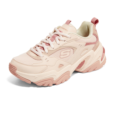 复古厚底女鞋Skechers舒适