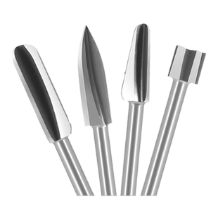 电动雕刻刀牙机雕刻刀头宝剑刀定珠刀木雕工具磨头刻刀钻头2.35mm