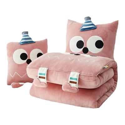 两用保暖毯懒人毯毛毯被初中生专用午睡毯学生趴睡毯教室用家用XM