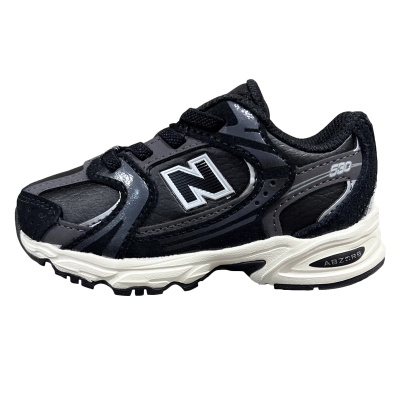 NewBalance童皮面一脚蹬运动鞋