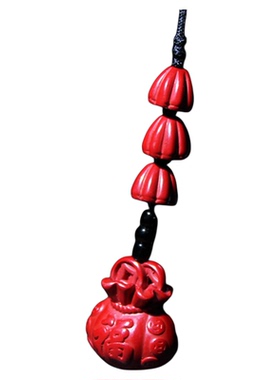 宋大师2024钱袋【朱砂】手机挂件