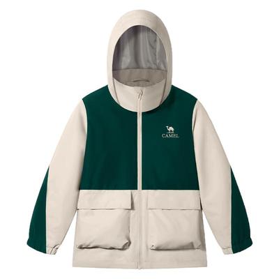小骆驼儿童外套三合一2025新款防水防风户外登山服女童男童风衣