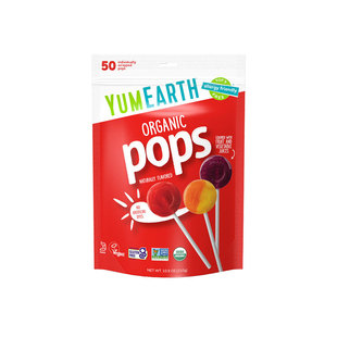 美国牙米滋YumEarth棒棒糖原装进口水果味维C零食儿童奖品学生