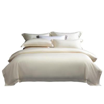 水星家纺100支长绒棉贡缎四件套