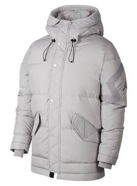 Nike/耐克官方正品 JORDAN 男子连帽保暖休闲运动羽绒服 BQ4171